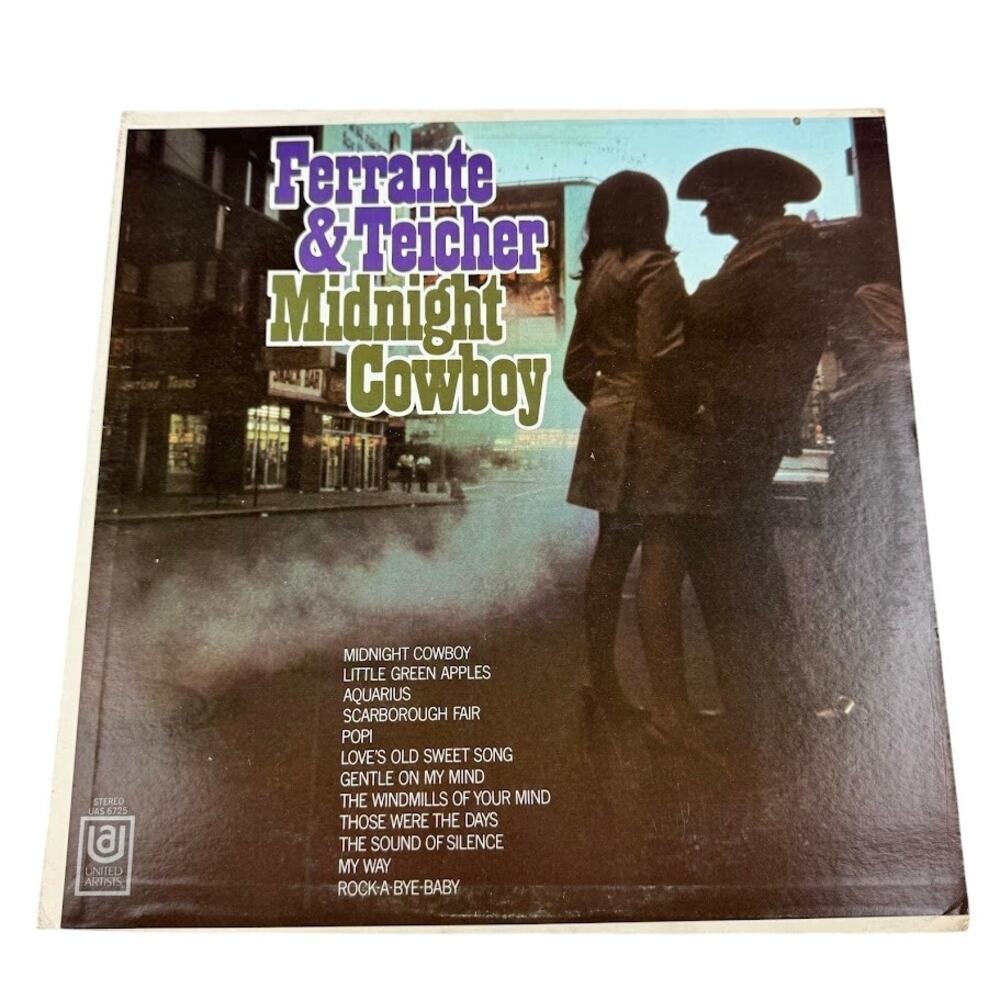 Ferrante & Teicher Midnight Cowboy United Artists Stereo LP ST-93029 1970